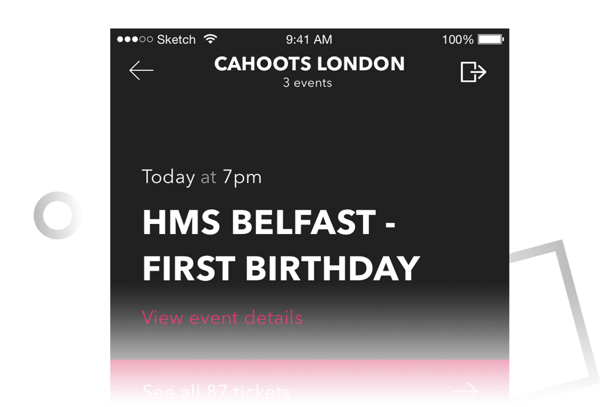 Scanner main list view